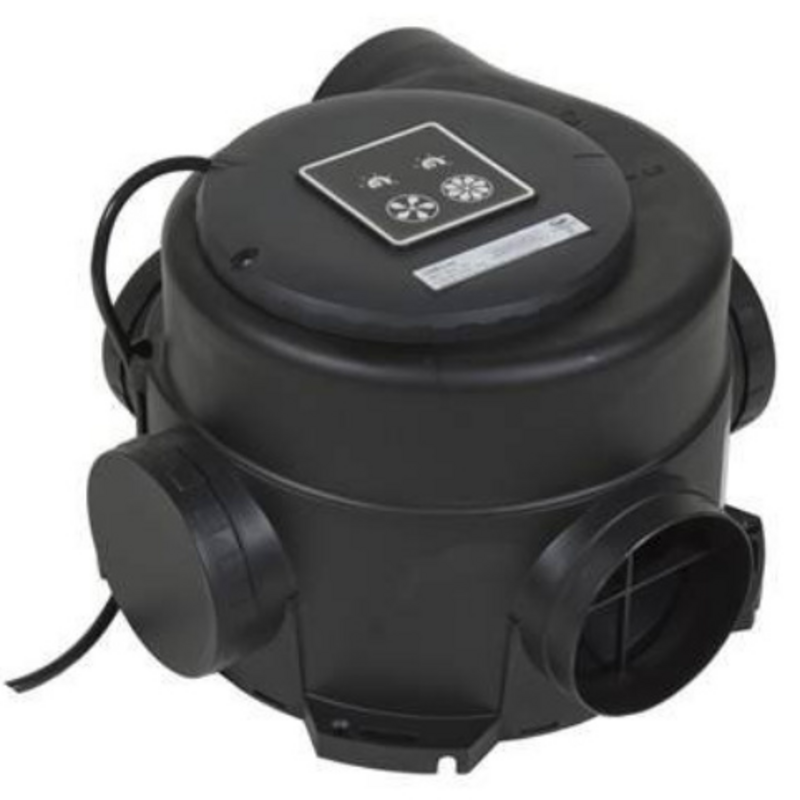 Cut-Out Zehnder Centair CMEV.4eHT Comfortable indoor ventilation Angled view