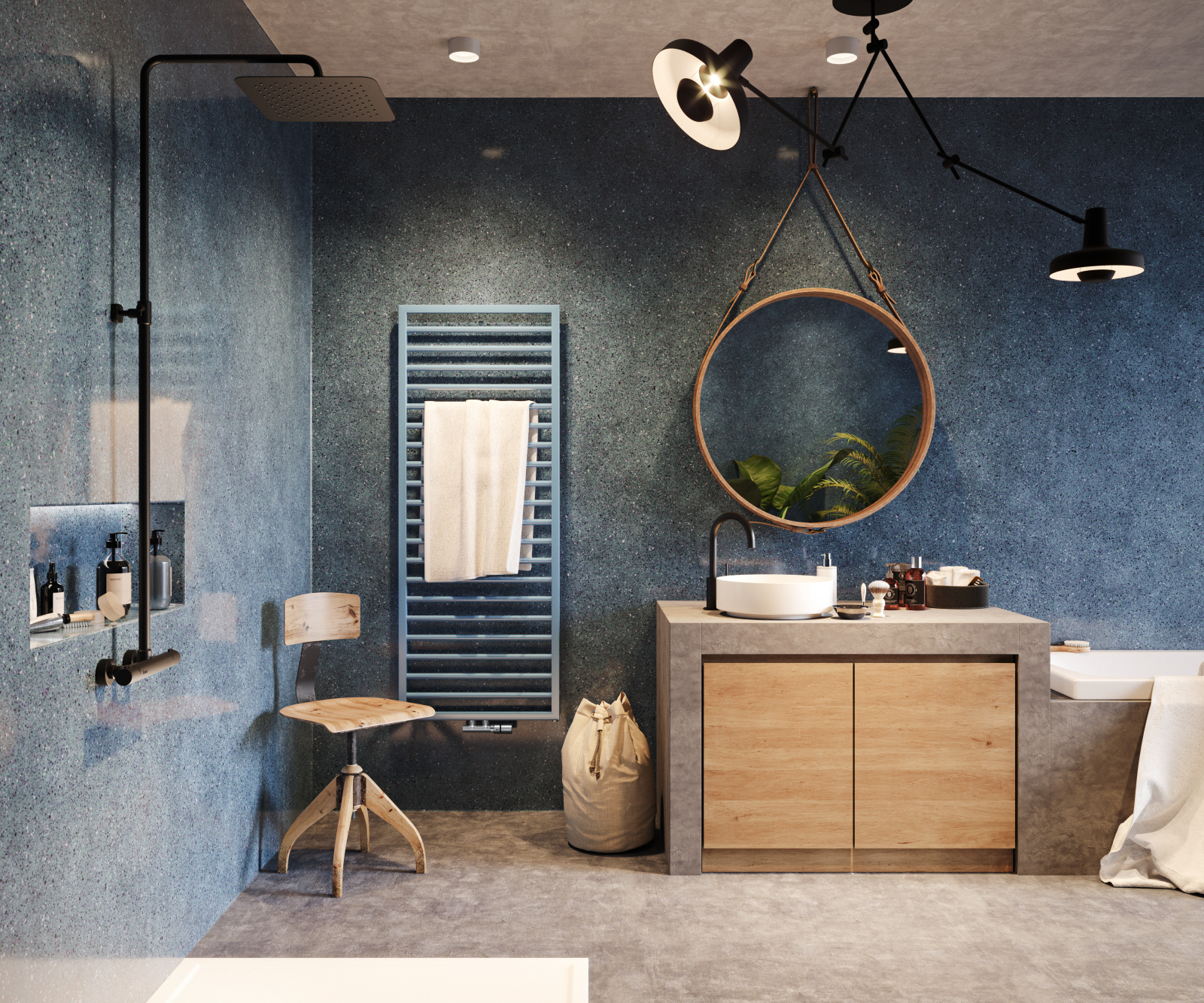 Zehnder_RAD_Subway-HY_milieu-bathroom_ChromeValve Rendering Zehnder Subway Decorative radiator