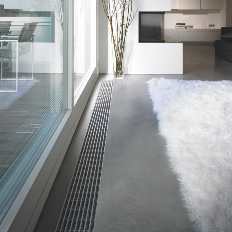 Rendering Zehnder Terraline Decorative radiator Top view