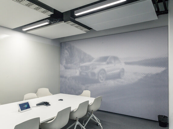 Reference project, Mercedes-Benz factory, car plant, production, Moscovia, Esipovo industrial park, Russia, new construction, 2018, meeting room