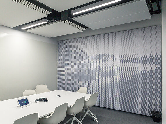 Reference project, Mercedes-Benz factory, car plant, production, Moscovia, Esipovo industrial park, Russia, new construction, 2018, meeting room