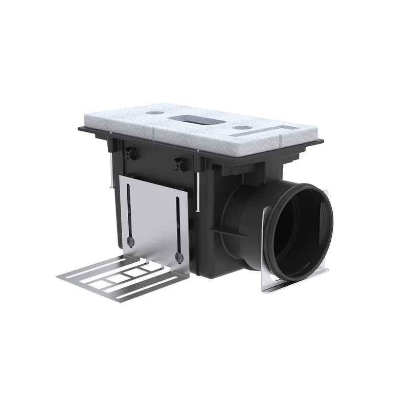 Rendering Zehnder ComfoCase CLD-P Comfortable indoor ventilation Angled view