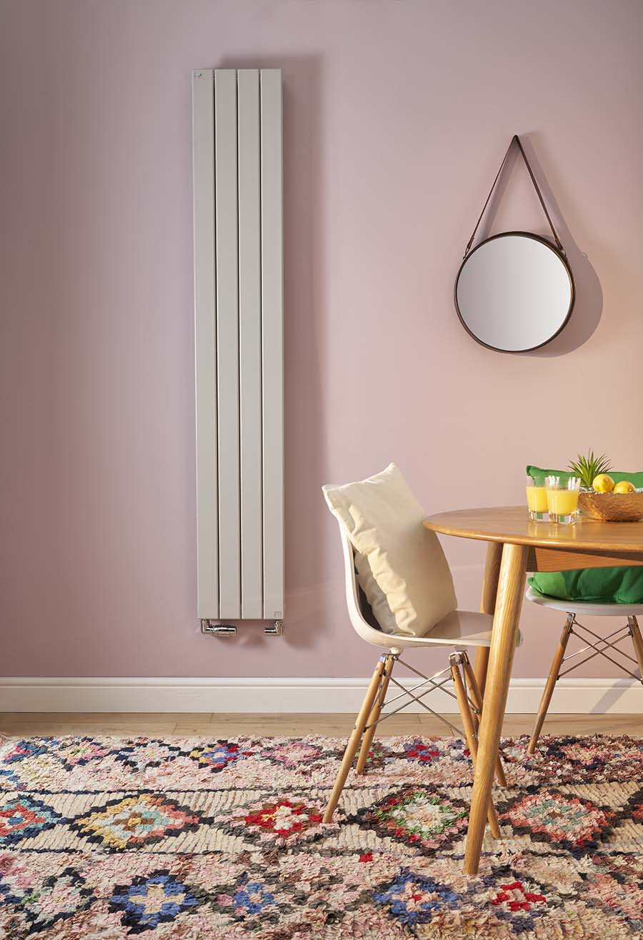 Rendering Zehnder Roda Decorative radiator Front view