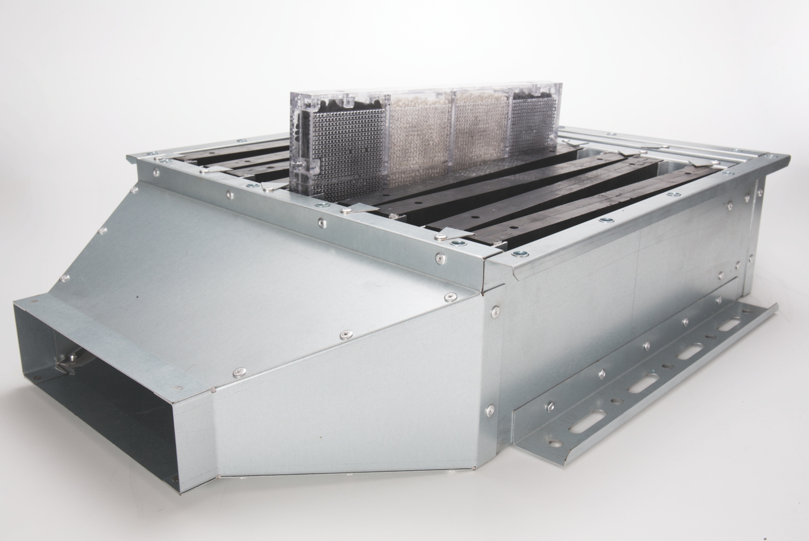 Cut-Out Filter housing NOx Comfortable indoor ventilation 3D view