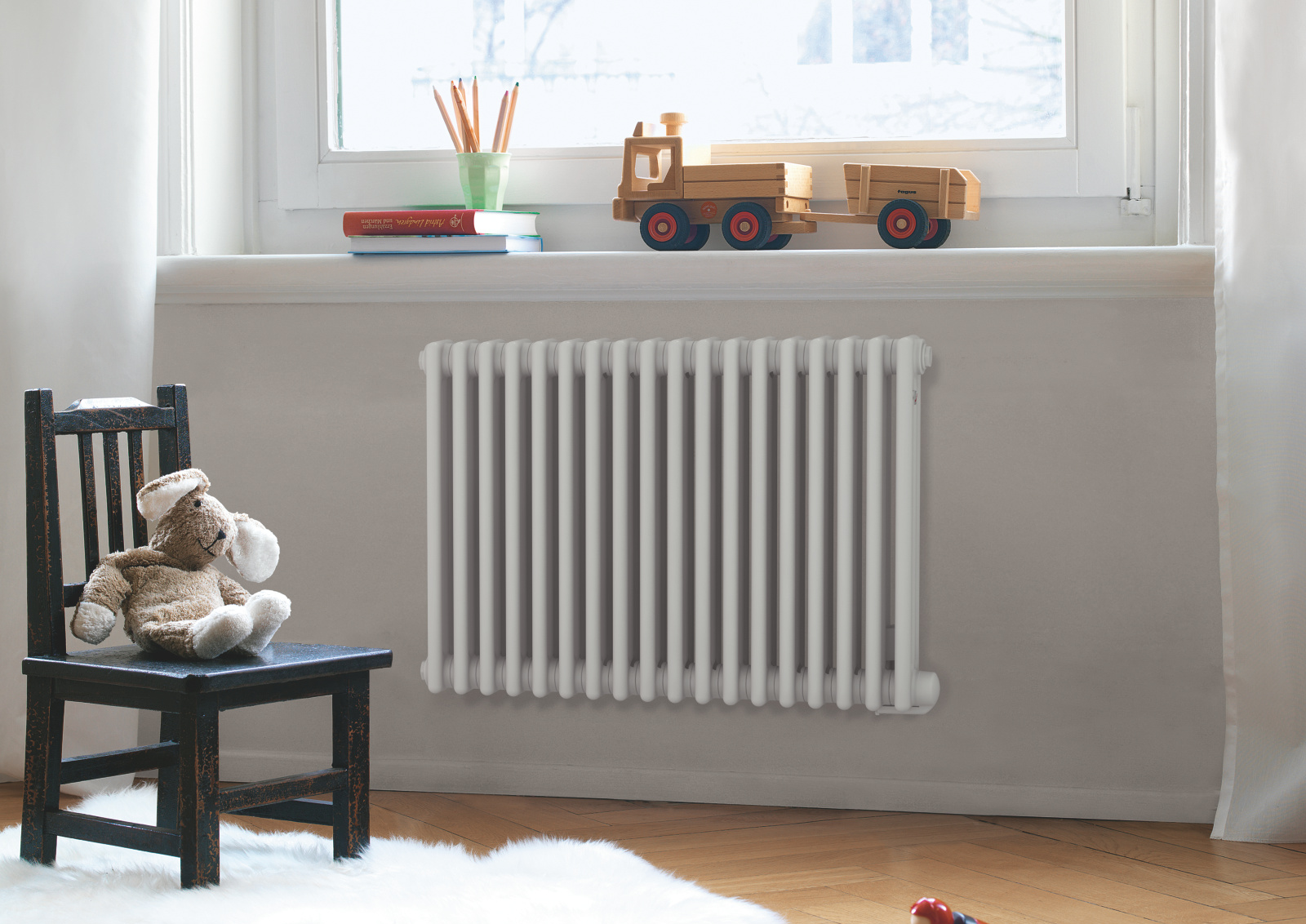 Rendering Zehnder Charleston Electric Decorative radiator 