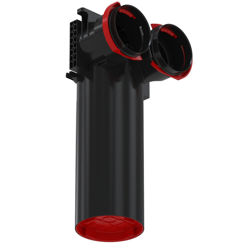 Rendering Zehnder ComfoCase TVA-P Comfortable indoor ventilation Angled view