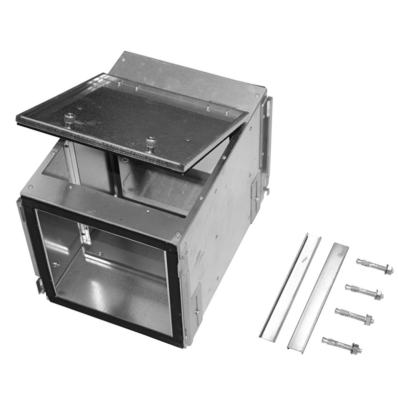 Cut-Out Zehnder ComfoWell Filter box Comfortable indoor ventilation 3D view