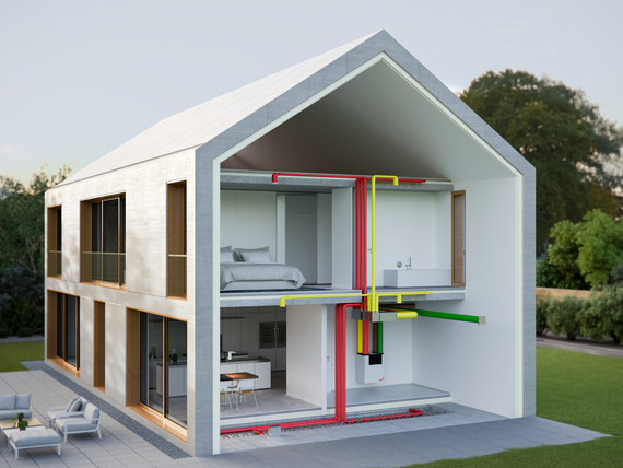 Rendering Zehnder ComfoAir Q450 ST Comfortable indoor ventilation 