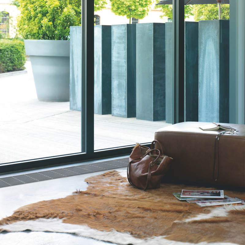  Zehnder Terraline Decorative radiator Top view