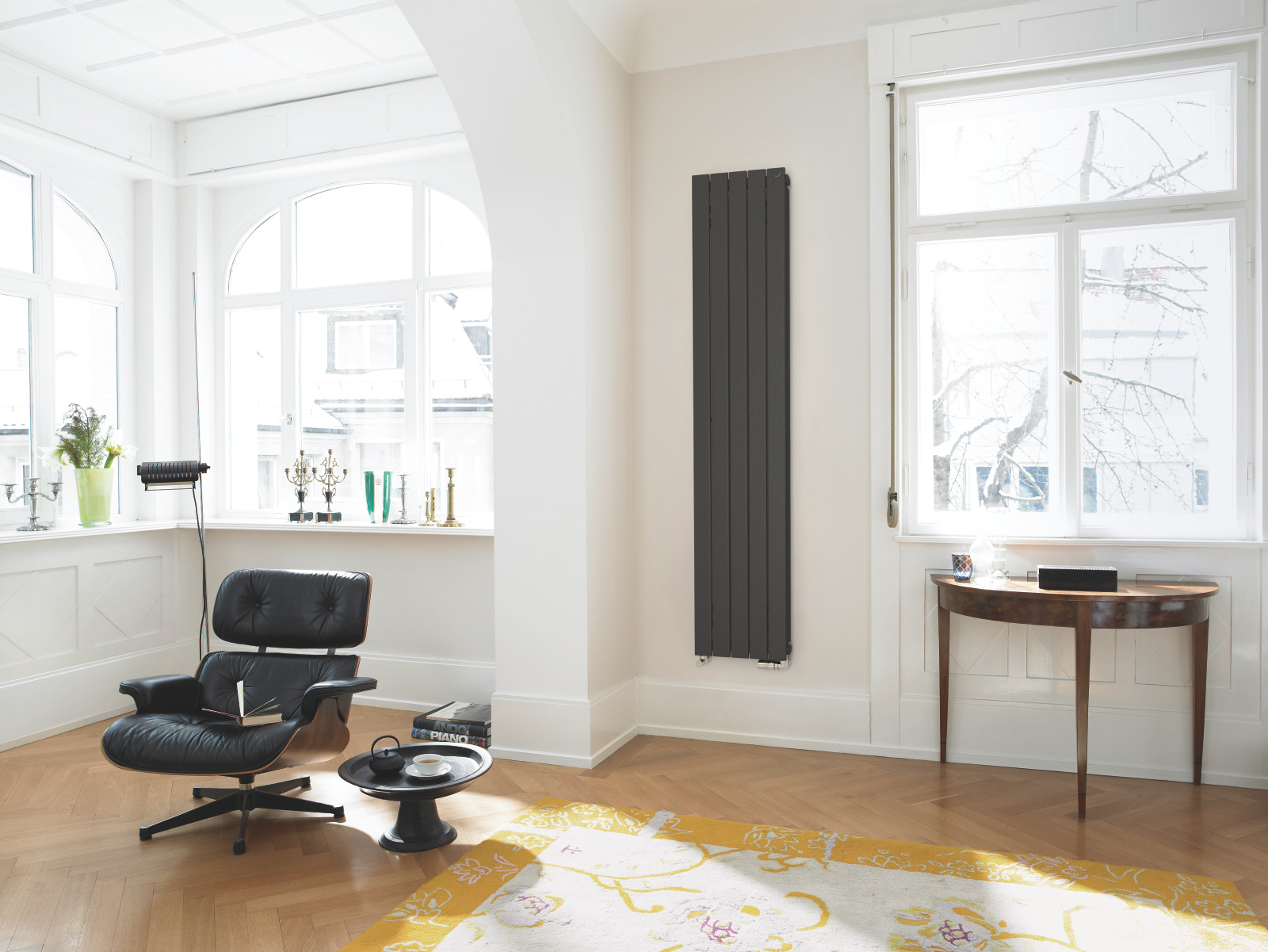 Rendering Zehnder Roda Decorative radiator Front view