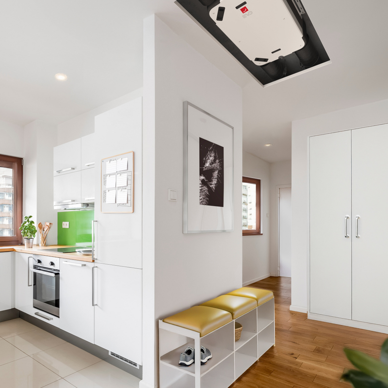 Stock Content Zehnder EVO 4 Comfortable indoor ventilation Angled view