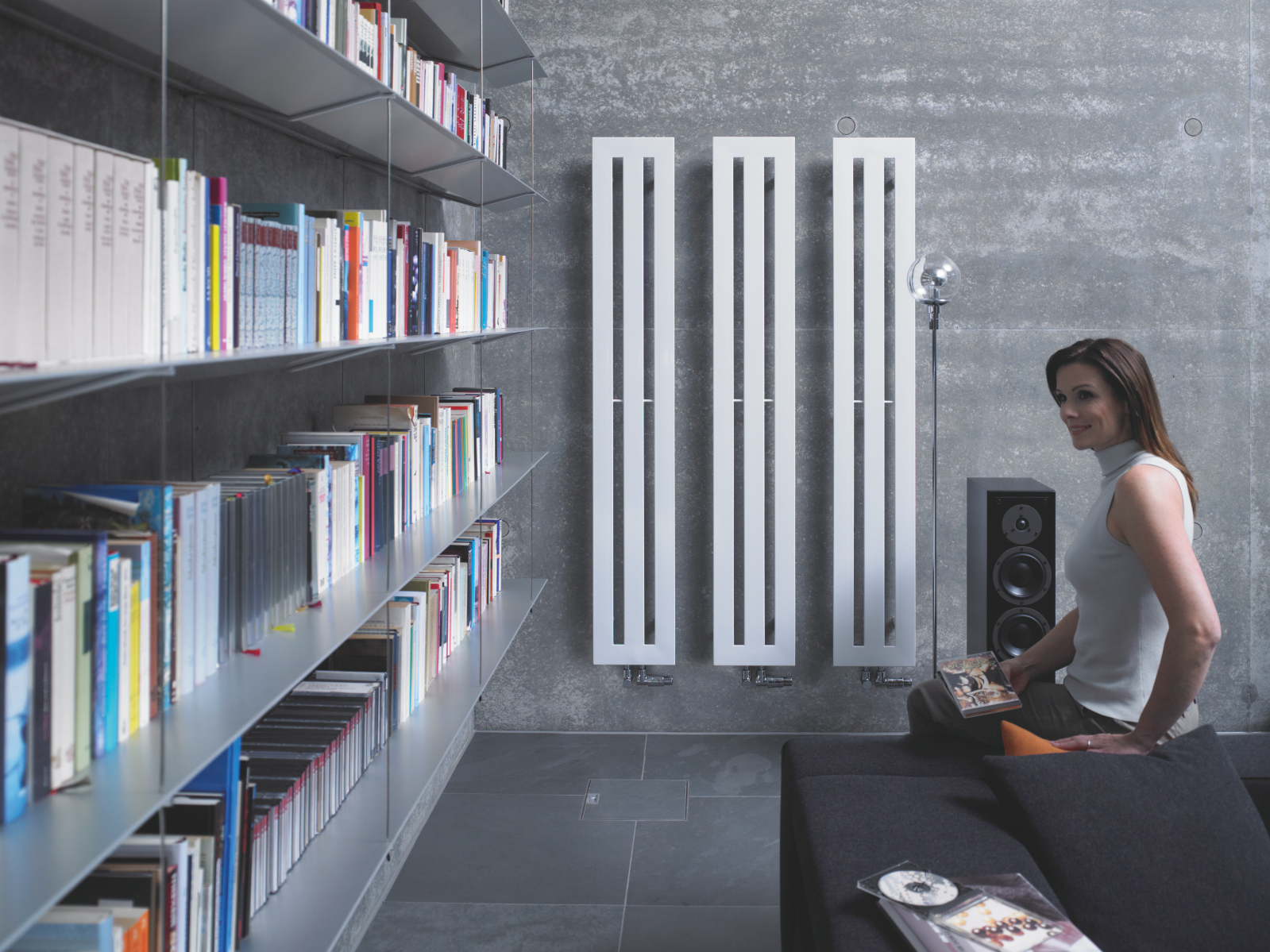 Rendering Zehnder Metropolitan Decorative radiator Front view
