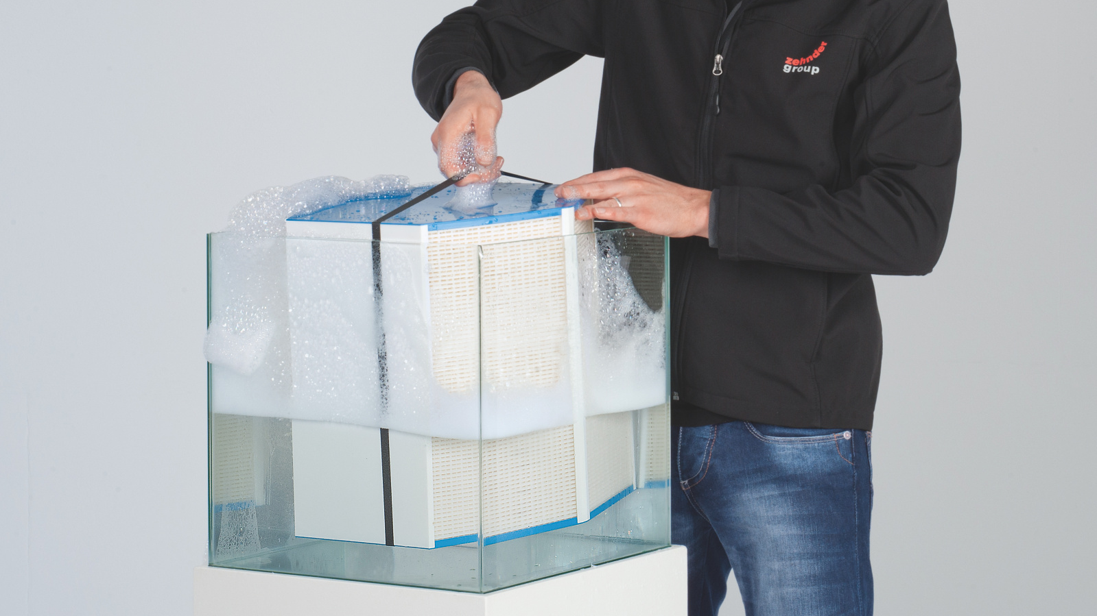 Focus Zehnder Enthalpie Exchanger for ComfoAir Comfortable indoor ventilation Side view