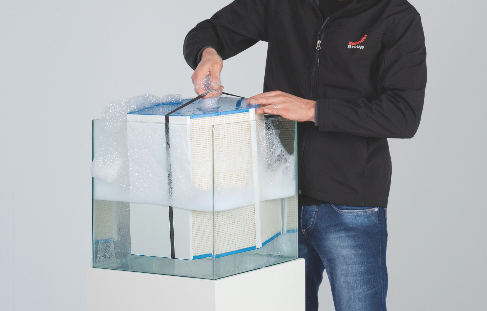 Focus Zehnder Enthalpie Exchanger for ComfoAir Comfortable indoor ventilation Side view