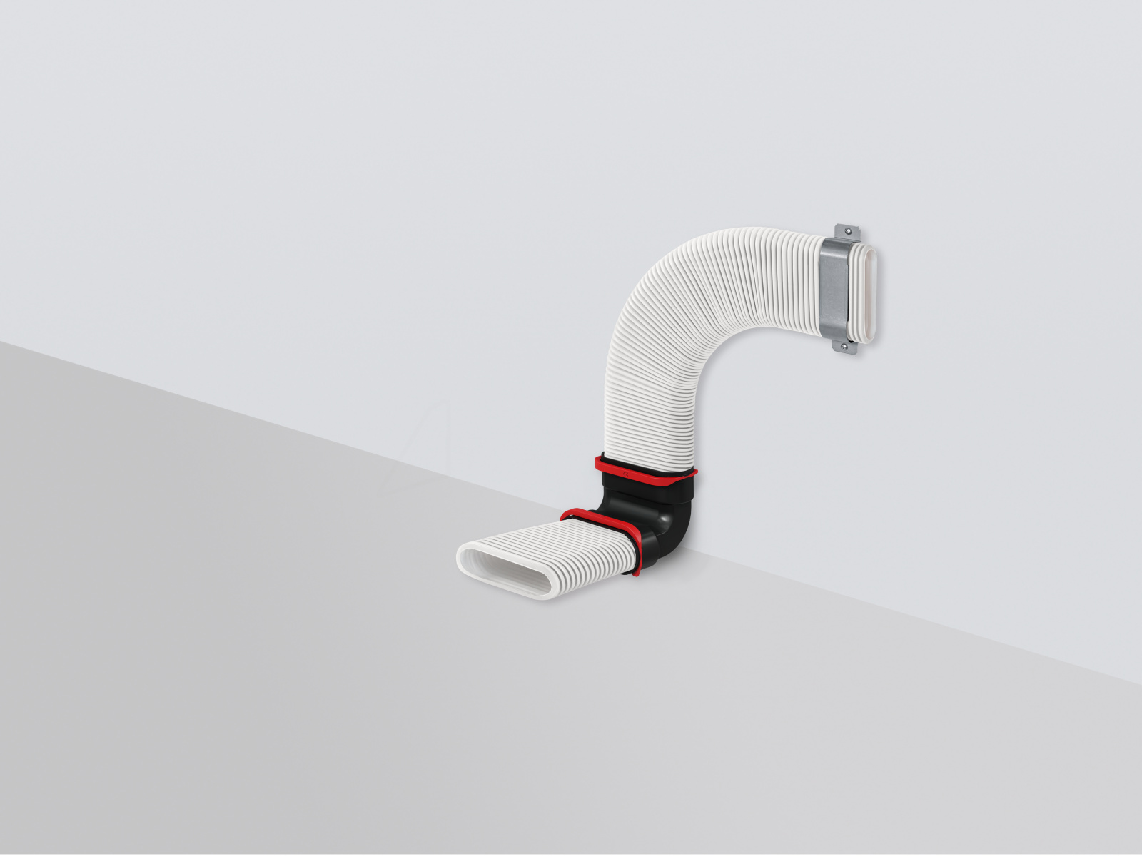 Rendering Zehnder ComfoTube flat 51 Comfortable indoor ventilation 