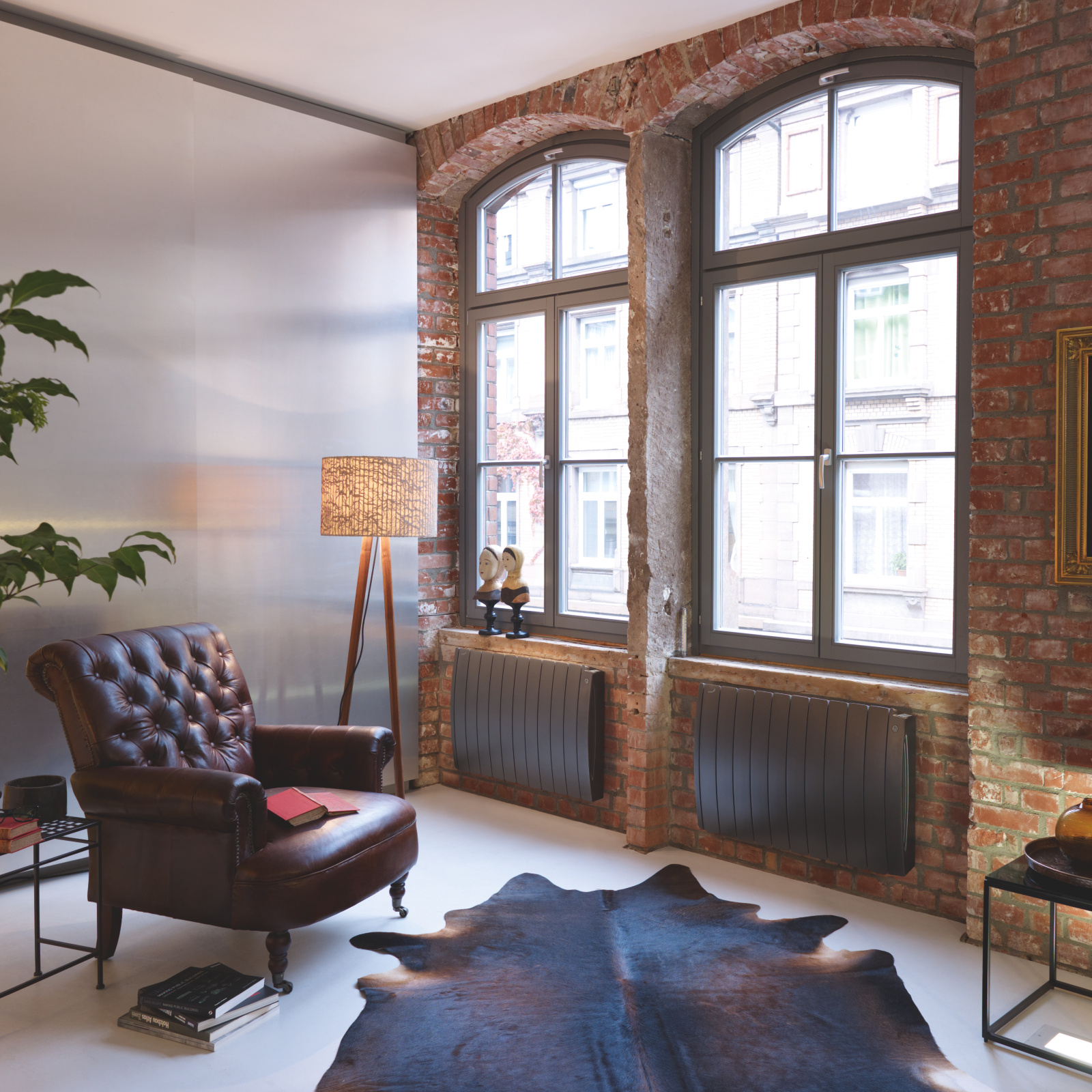 Rendering Farë Tech Decorative radiator Front view