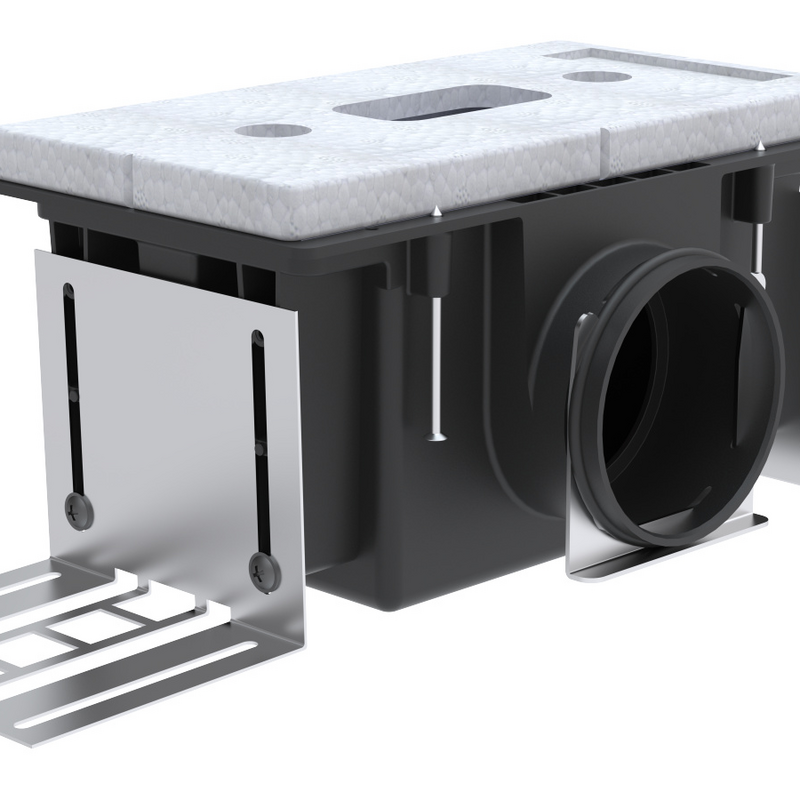 Rendering Zehnder ComfoCase CLD-P Comfortable indoor ventilation Angled view