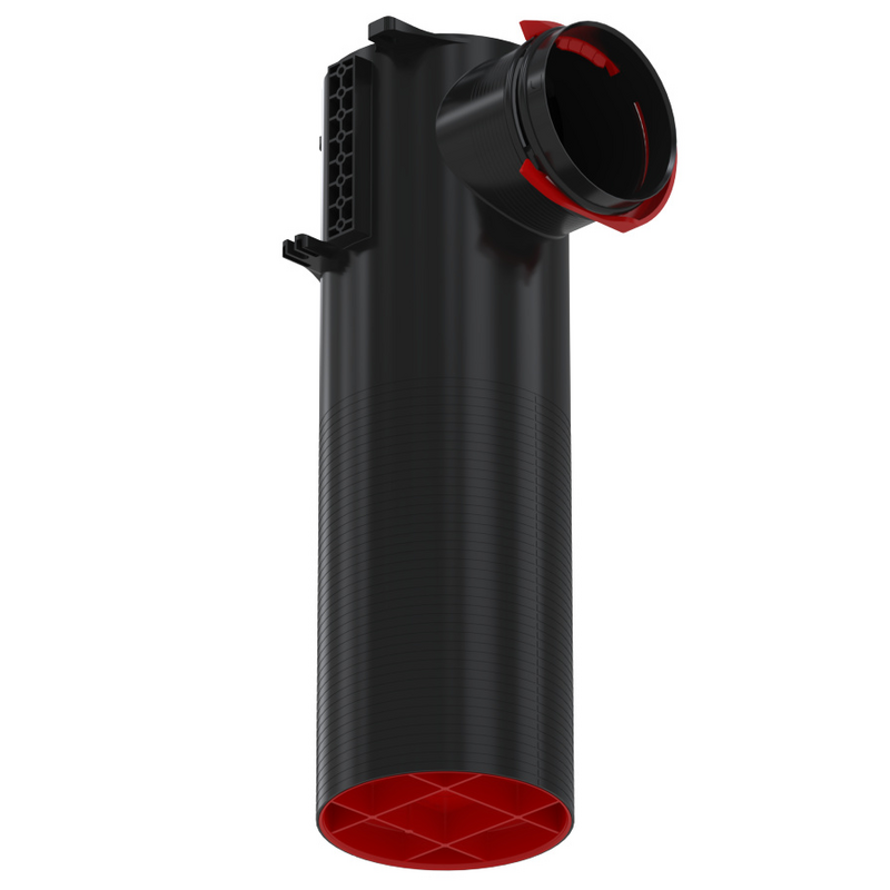 Rendering Zehnder ComfoCase TVA-P Comfortable indoor ventilation Angled view