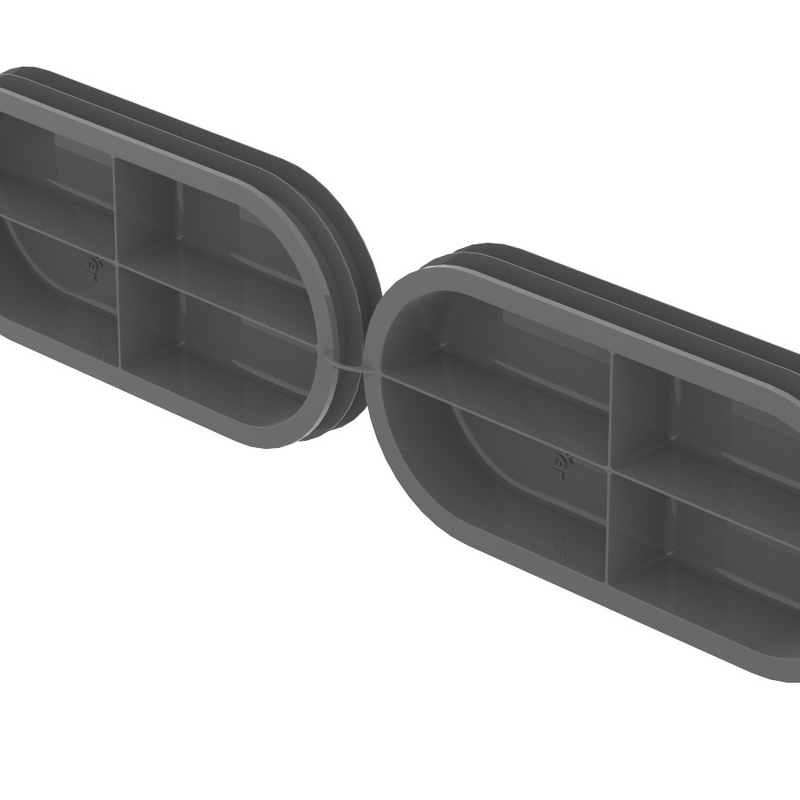 Rendering Zehnder ComfoMain accessories Comfortable indoor ventilation Angled view