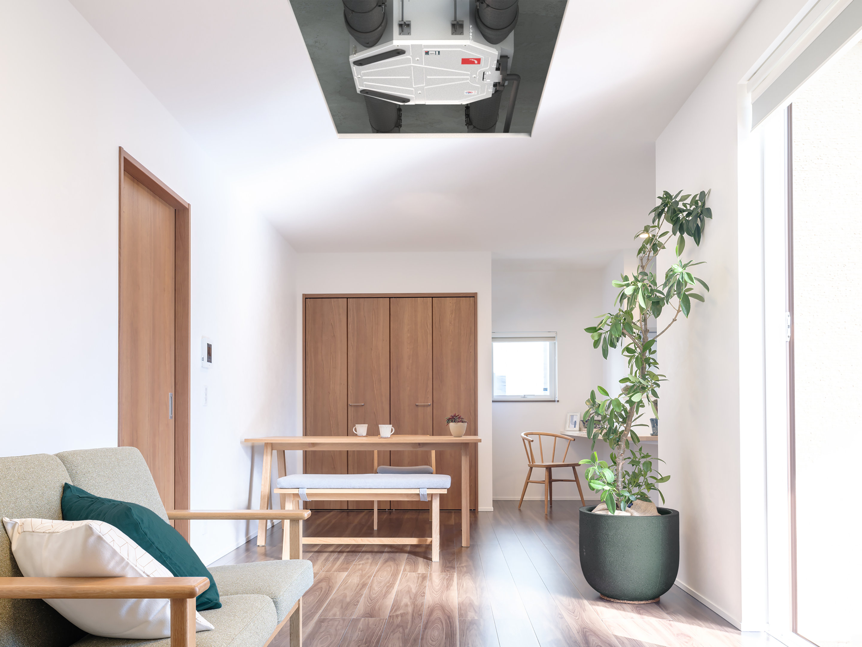 Stock Content Comfortable indoor ventilation 