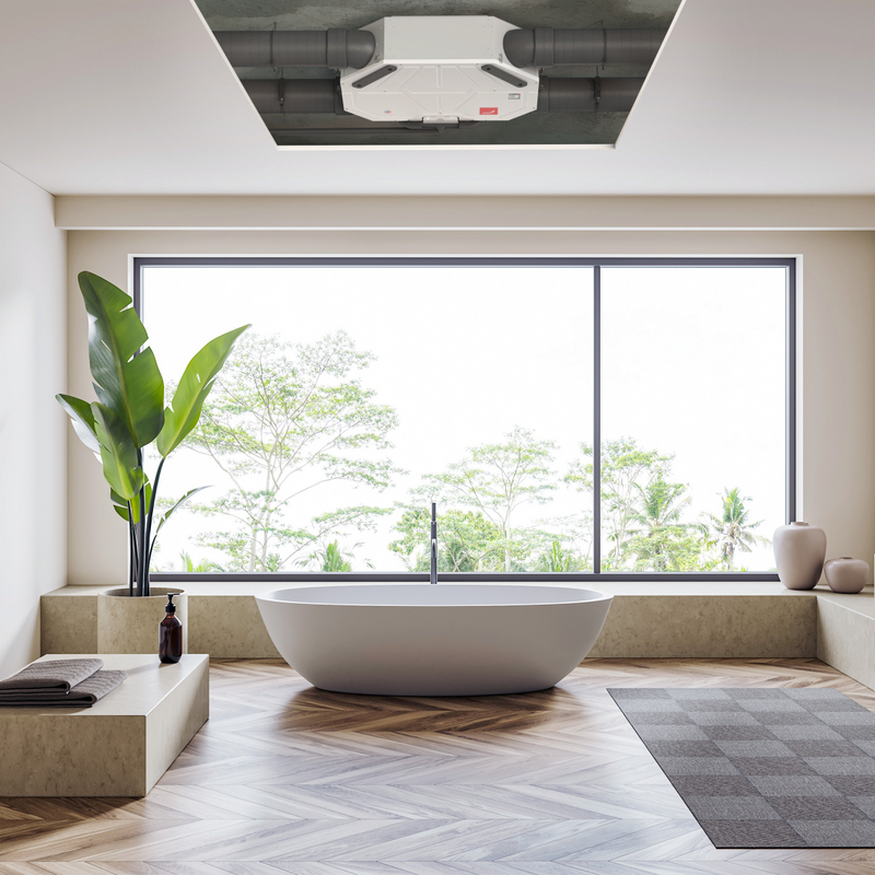 Stock Content Zehnder ComfoAir Flex 250 Comfortable indoor ventilation Front view