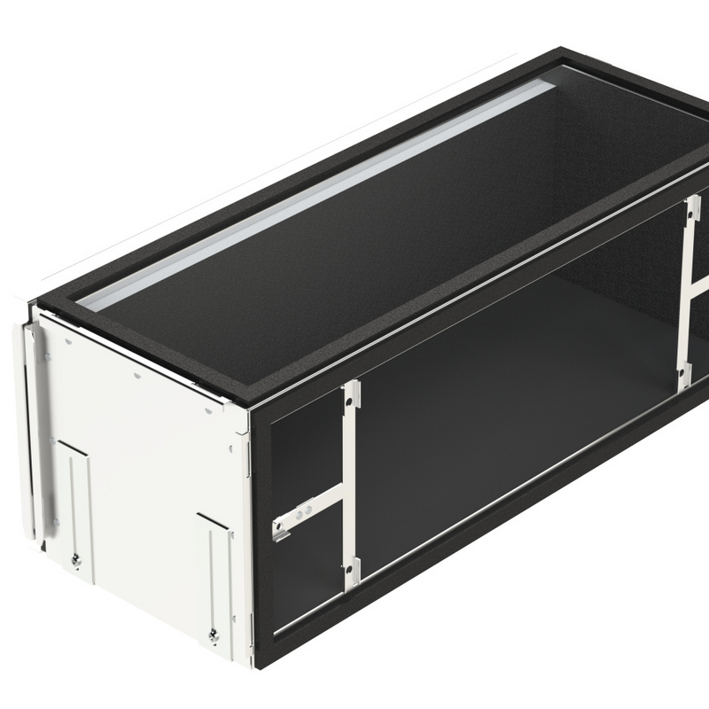 Rendering Zehnder ComfoWell Manifold Comfortable indoor ventilation Angled view