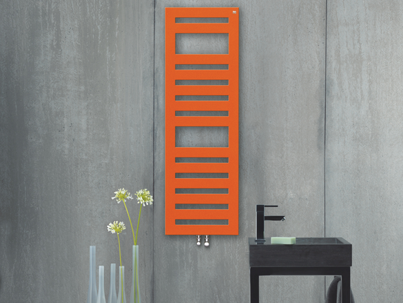 Rendering Zehnder Metropolitan Spa Decorative radiator Front view