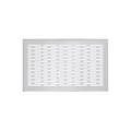 stainless steel, Design-Grille Genua, wall integration, ceiling, floor, CLD