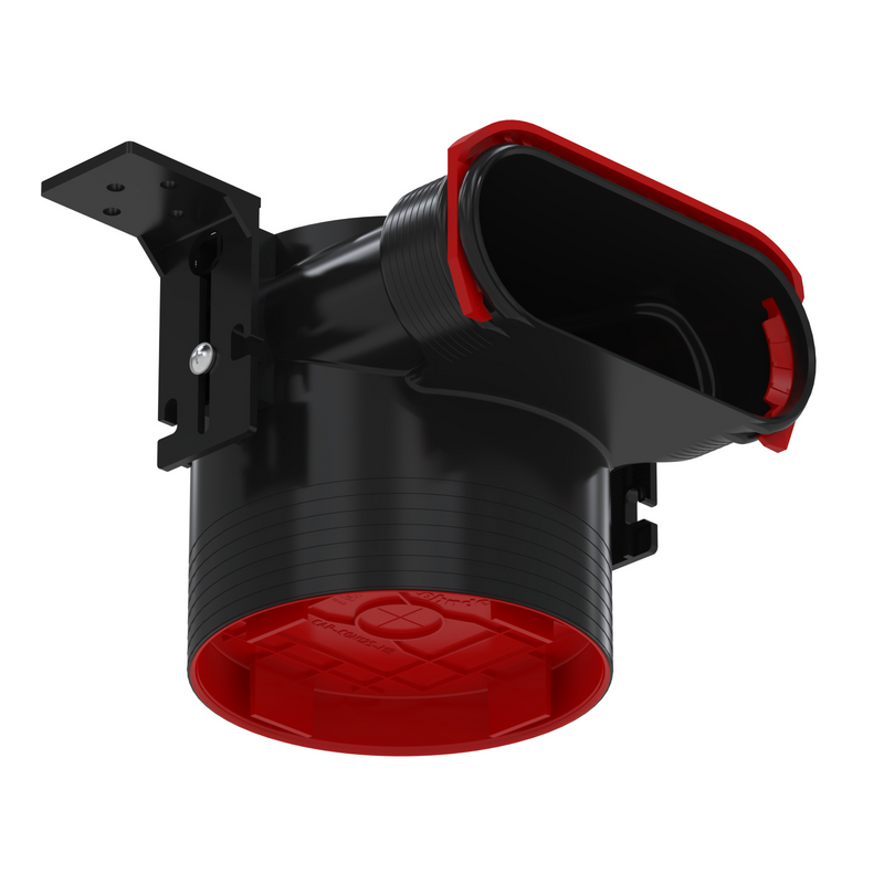 Rendering Zehnder ComfoCase CLRF Comfortable indoor ventilation Angled view