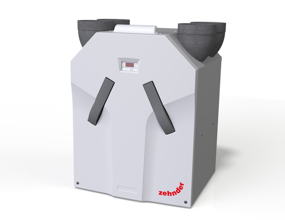 Cut-Out Zehnder ComfoAir 350 Comfortable indoor ventilation Angled view
