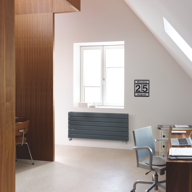 Rendering Zehnder Roda Decorative radiator Front view