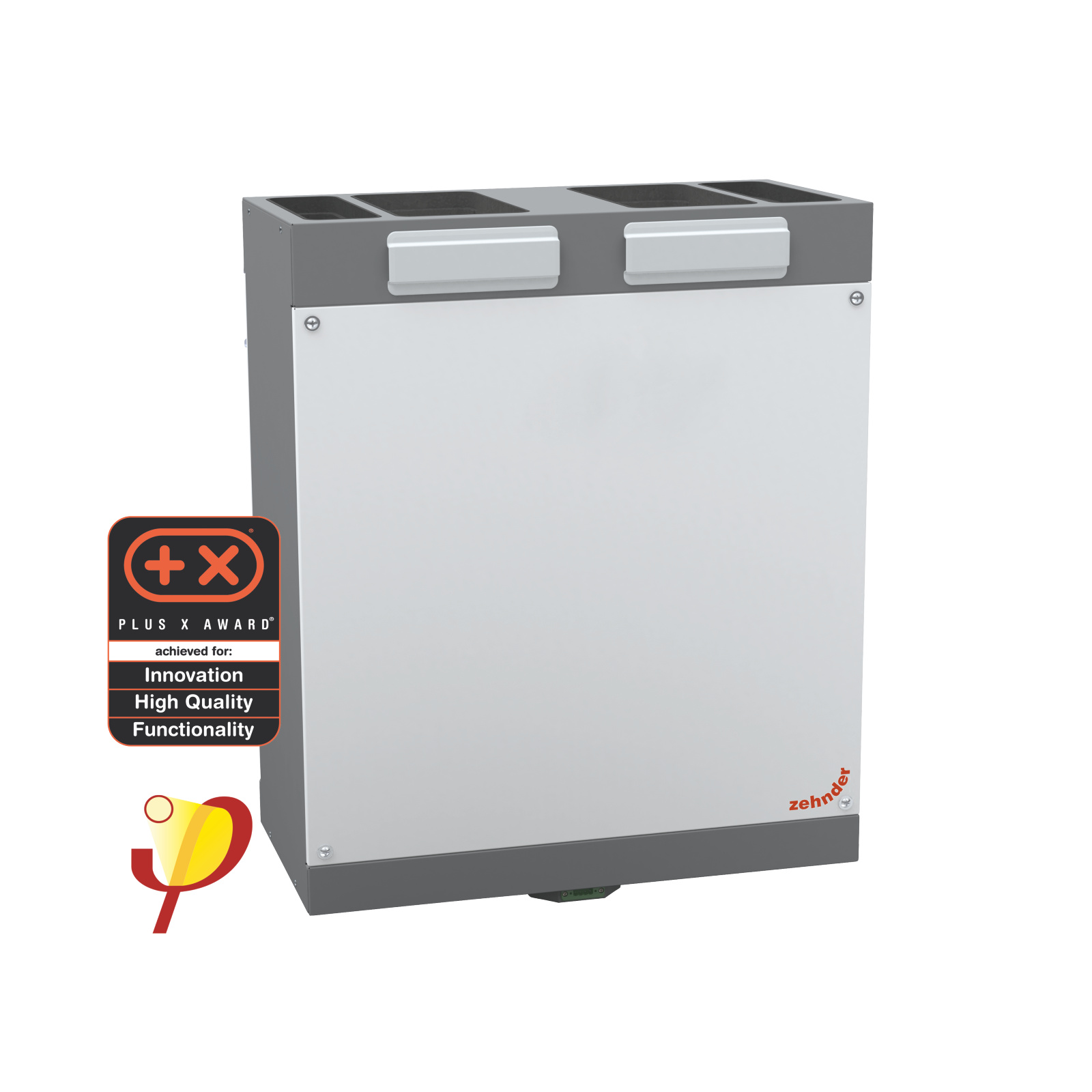 Cut-Out Zehnder ComfoAir 180 Comfortable indoor ventilation Front view
