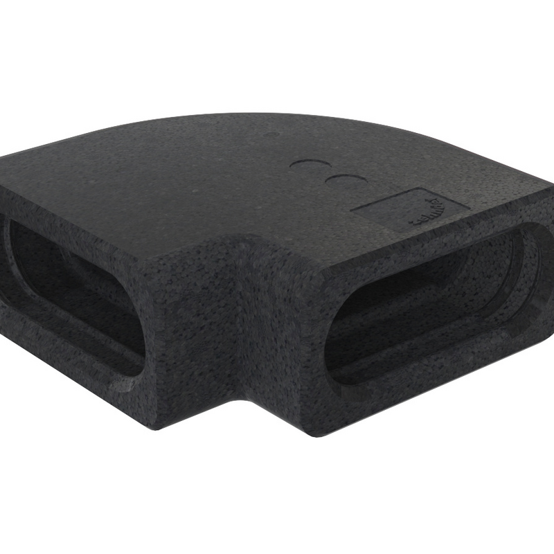 Rendering Zehnder ComfoFit Therm Comfortable indoor ventilation Angled view