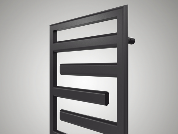 Cut-Out Decorative radiator Angled view