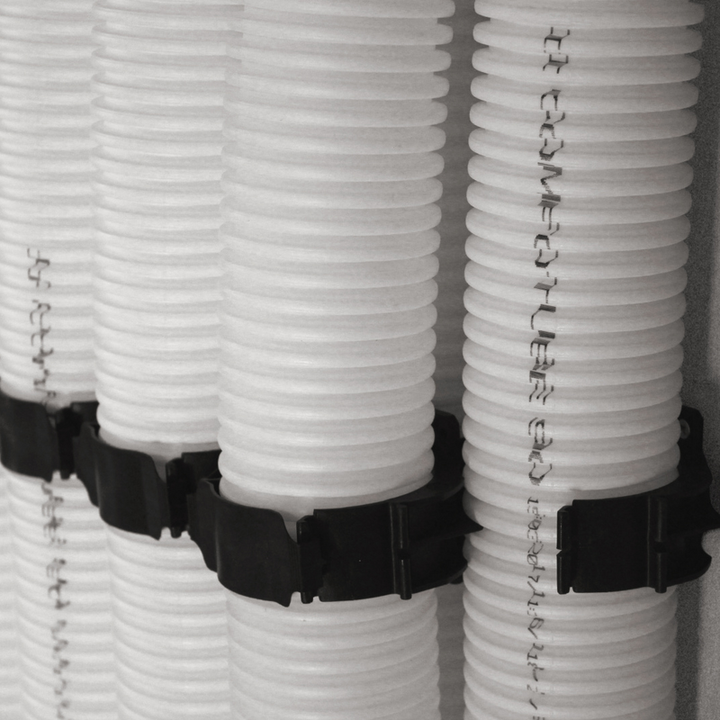 Rendering Zehnder ComfoFix Link CT Comfortable indoor ventilation Bottom view