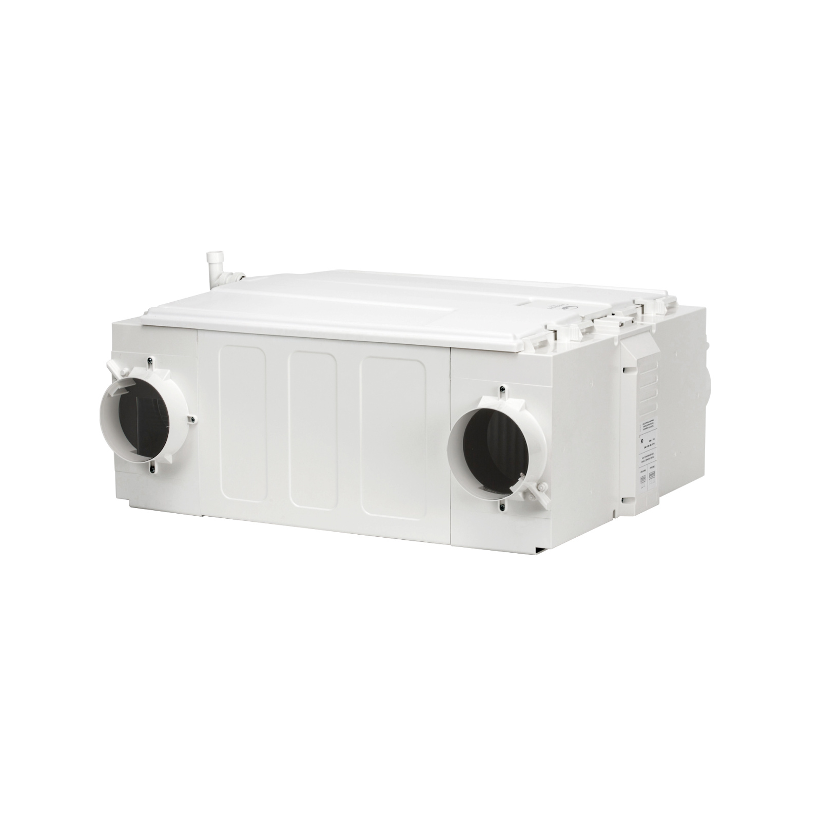 Cut-Out Zehnder ComfoAir 155CM Comfortable indoor ventilation Front view