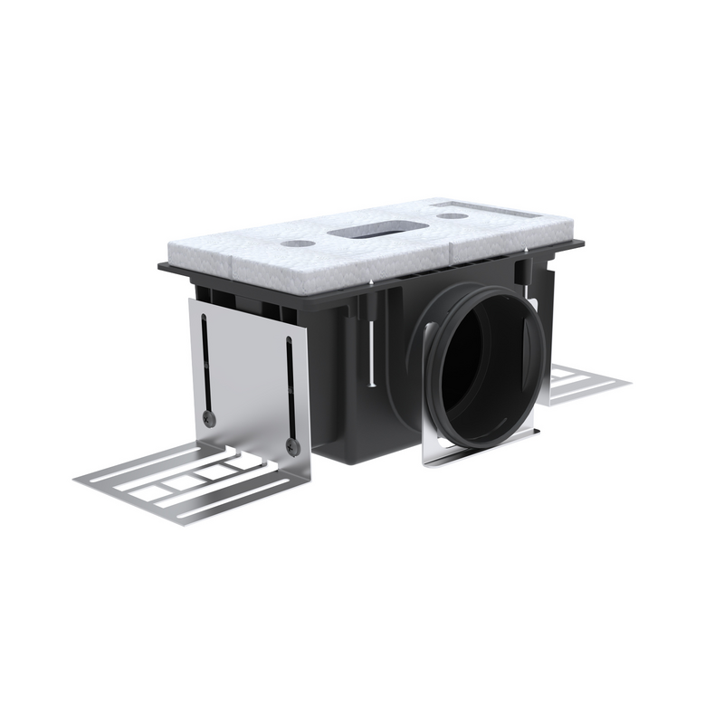 Rendering Zehnder ComfoCase CLD-P Comfortable indoor ventilation Angled view