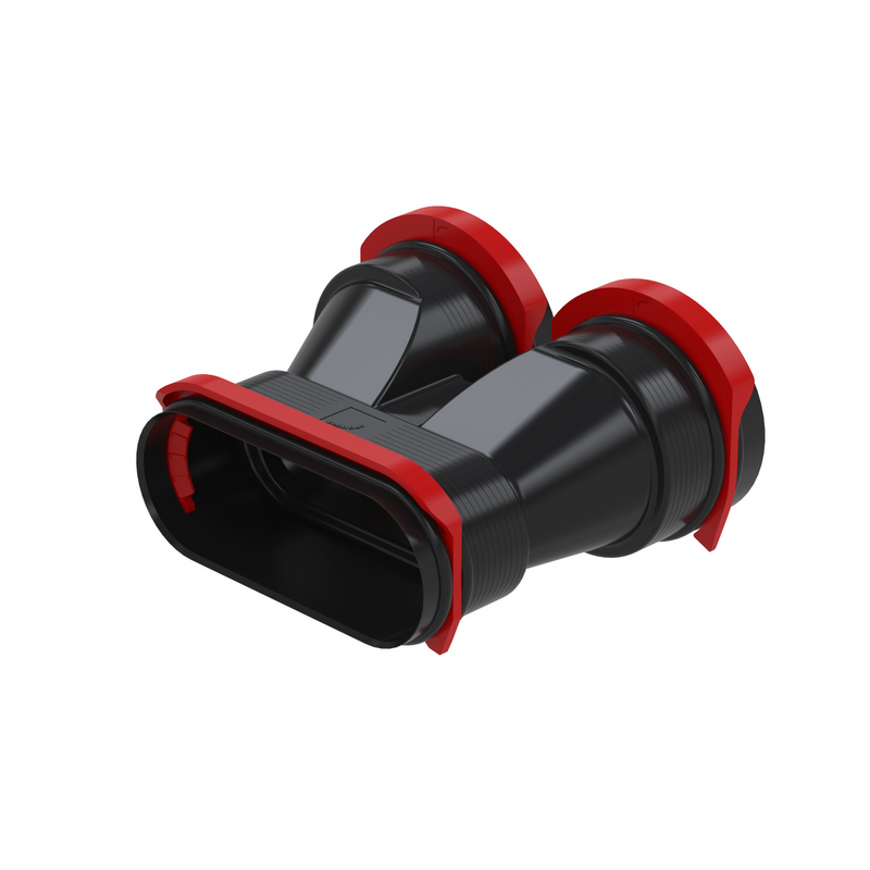 Rendering Zehnder ComfoFit convertor CT FL51 Comfortable indoor ventilation Angled view
