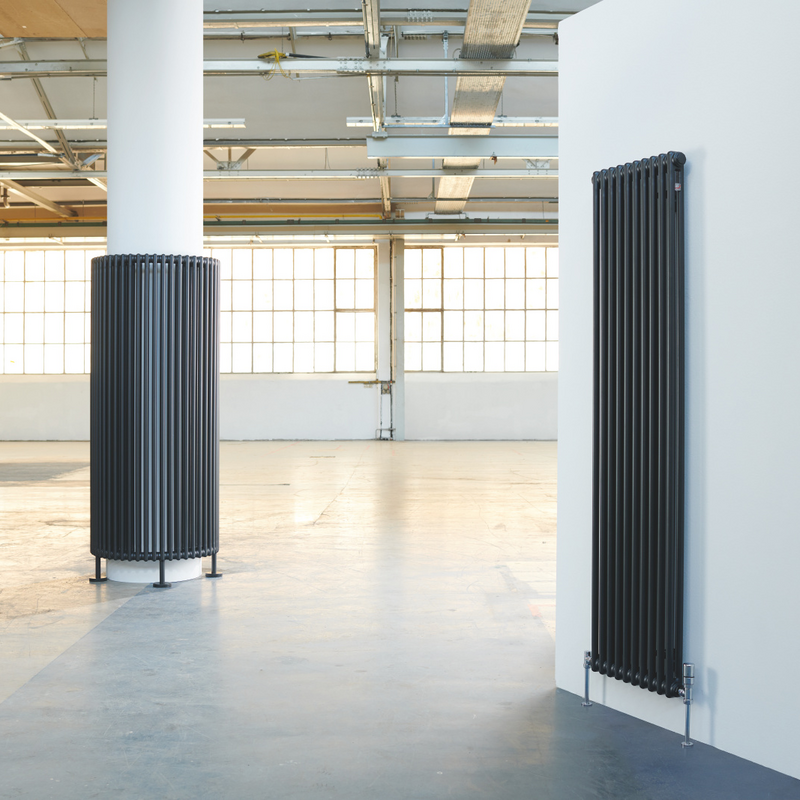 Rendering Zehnder Charleston Decorative radiator Side view