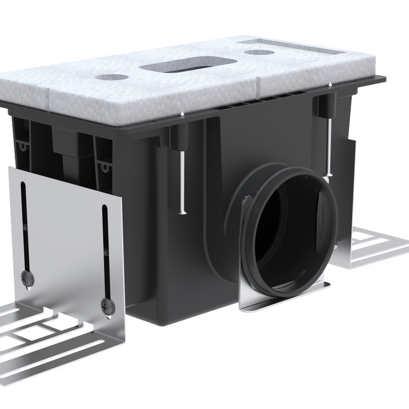 Rendering Zehnder ComfoCase CLD-P Comfortable indoor ventilation Angled view