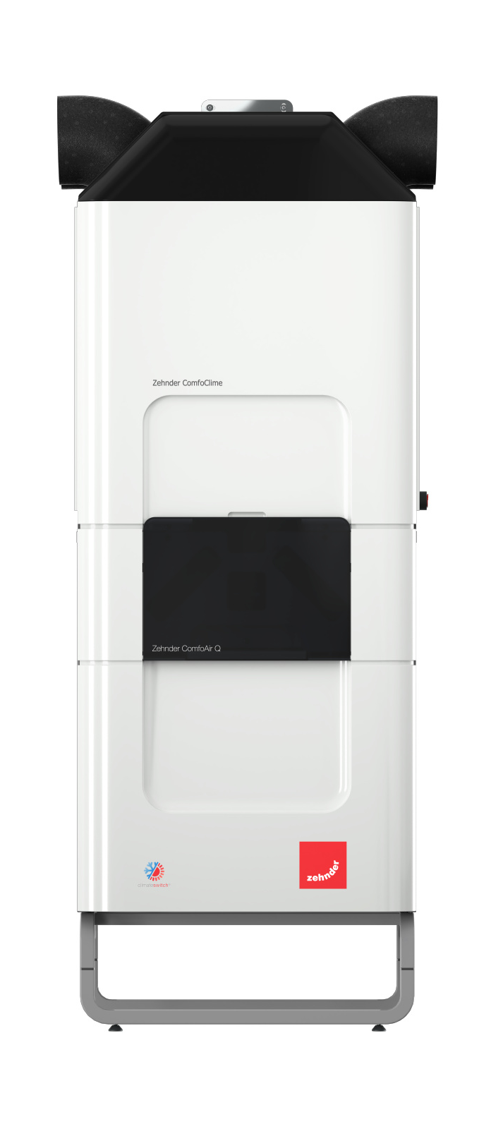 Cut-Out Zehnder ComfoClime Q Comfortable indoor ventilation Front view