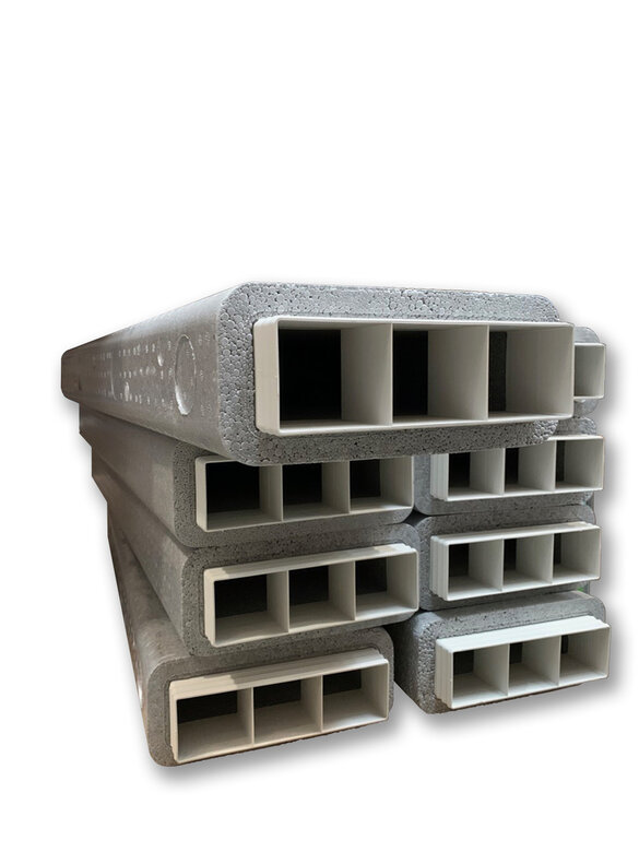 Cut-Out Zehnder GD Ducting Insulated Comfortable indoor ventilation 