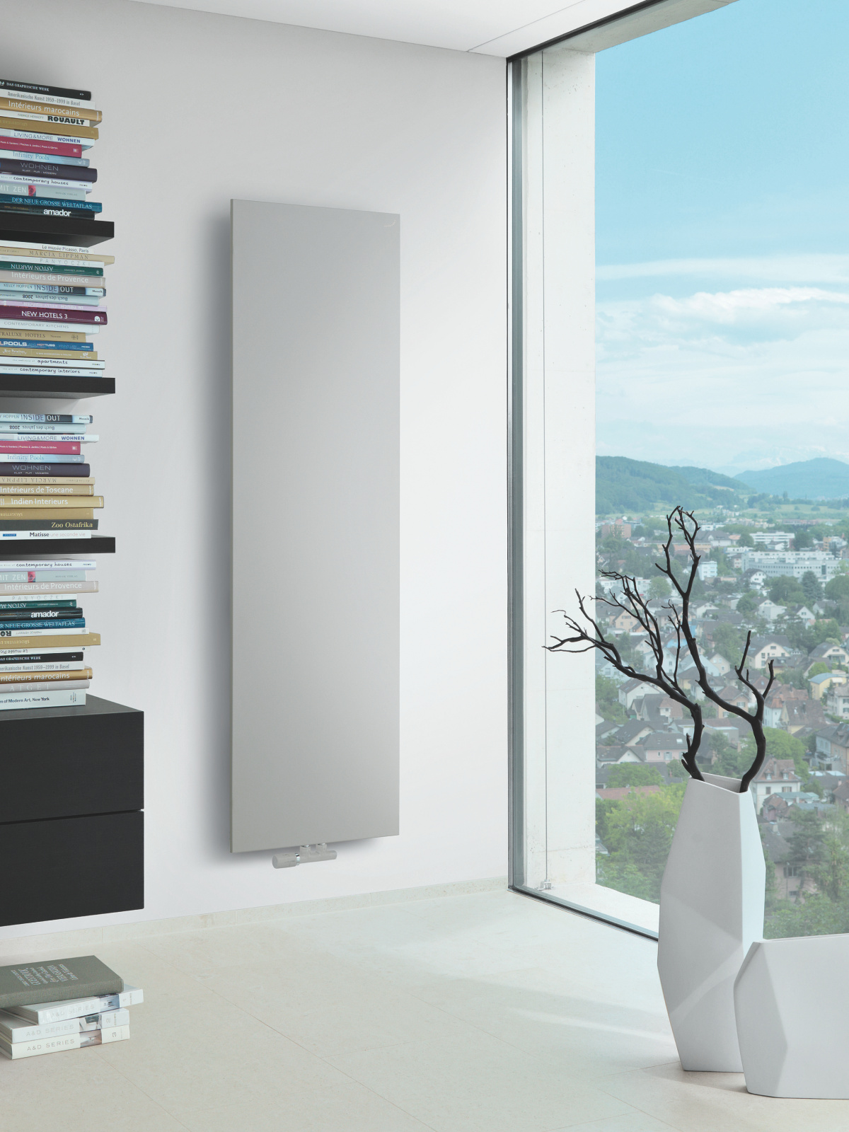 Rendering Arteplano Decorative radiator Angled view