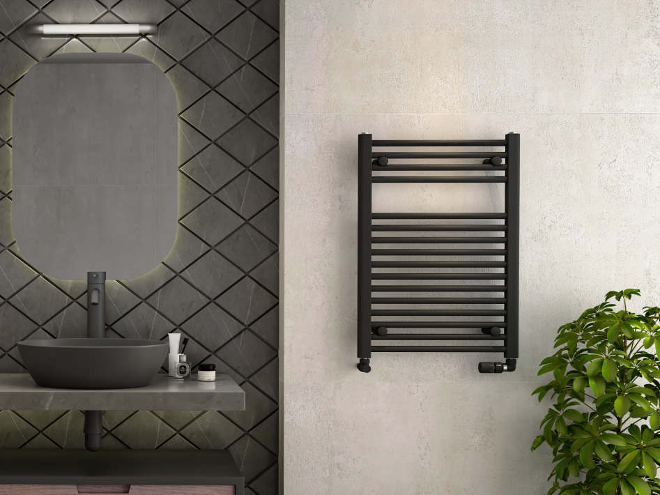 Rendering Zehnder Aura Decorative radiator Front view