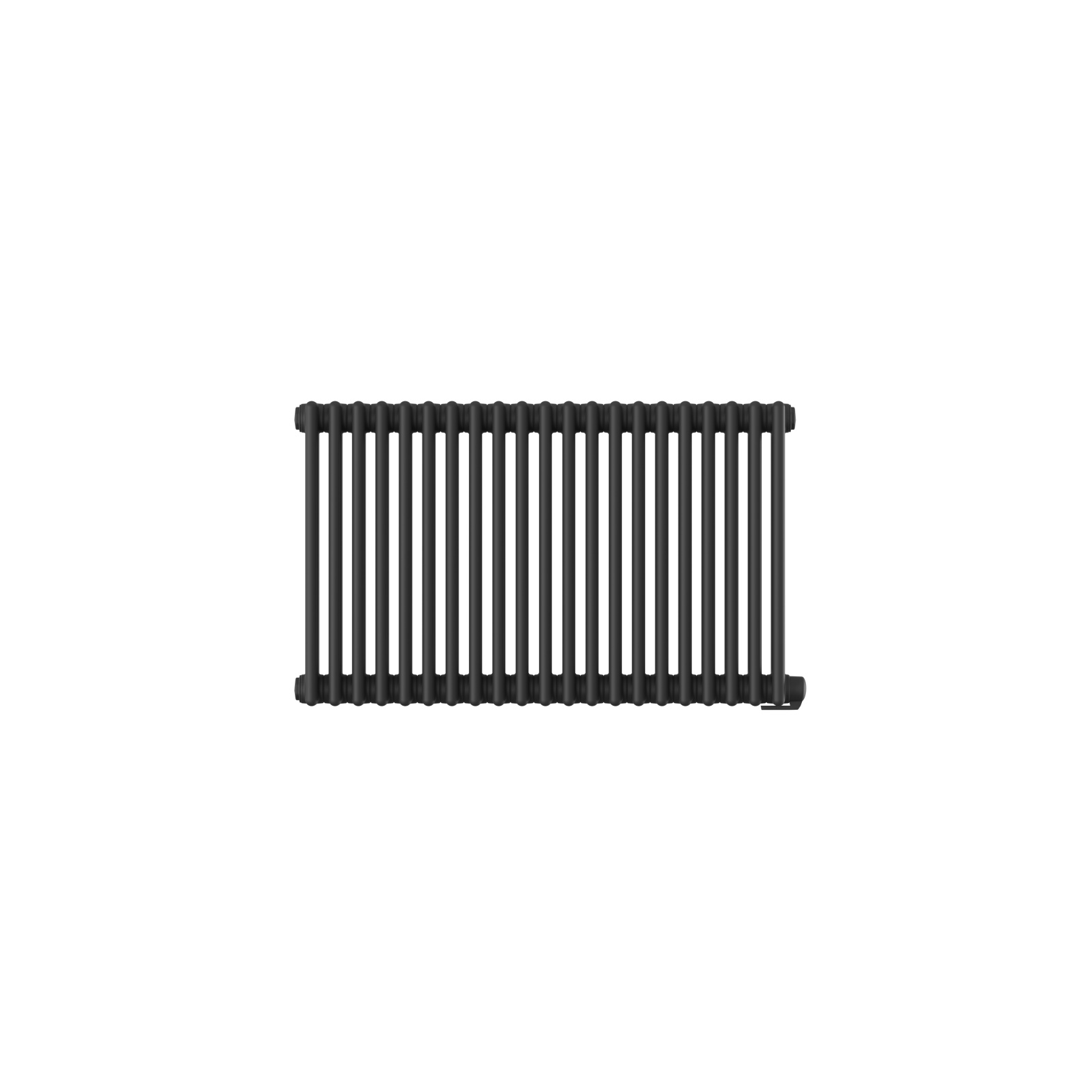 Cut-Out Zehnder Charleston Electric Decorative radiator Front view