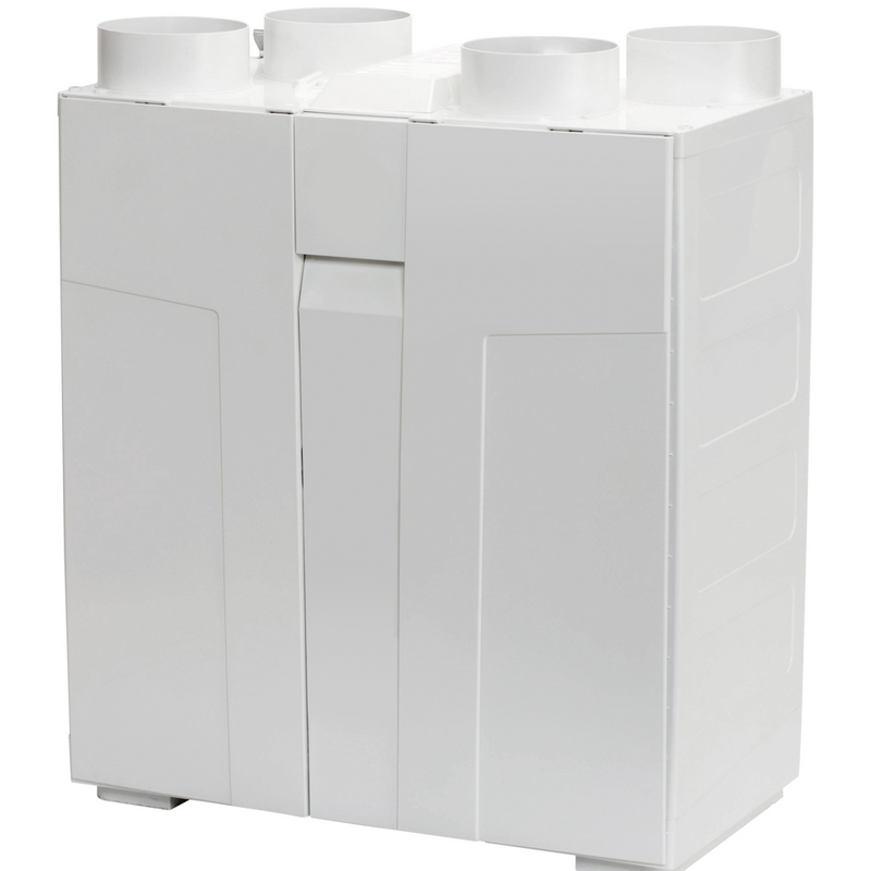 Cut-Out Zehnder ComfoAir 155WM Comfortable indoor ventilation Angled view