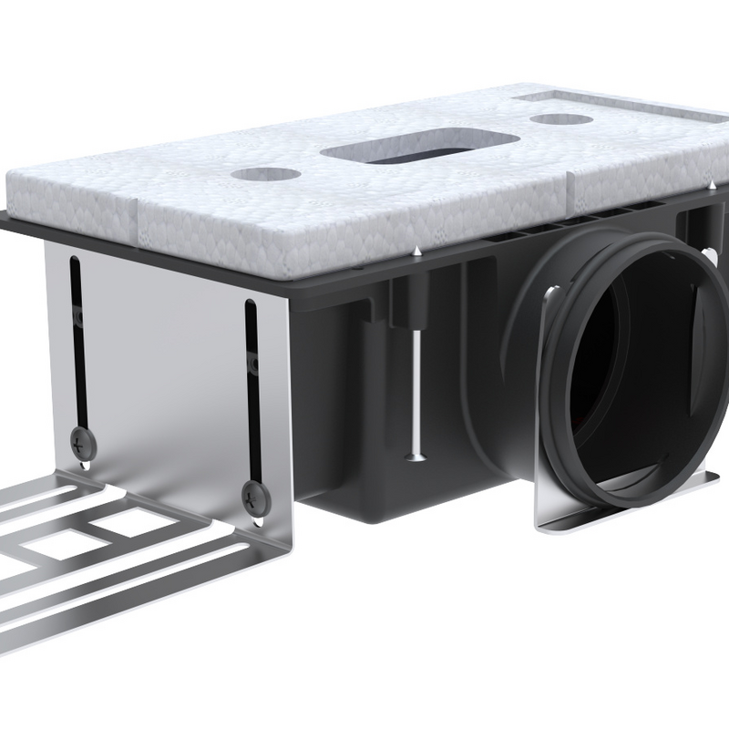 Rendering Zehnder ComfoCase CLD-P Comfortable indoor ventilation Angled view