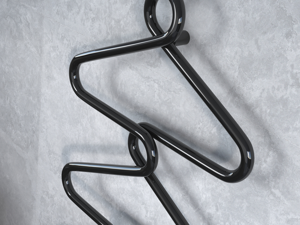 Rendering Decorative radiator Angled view