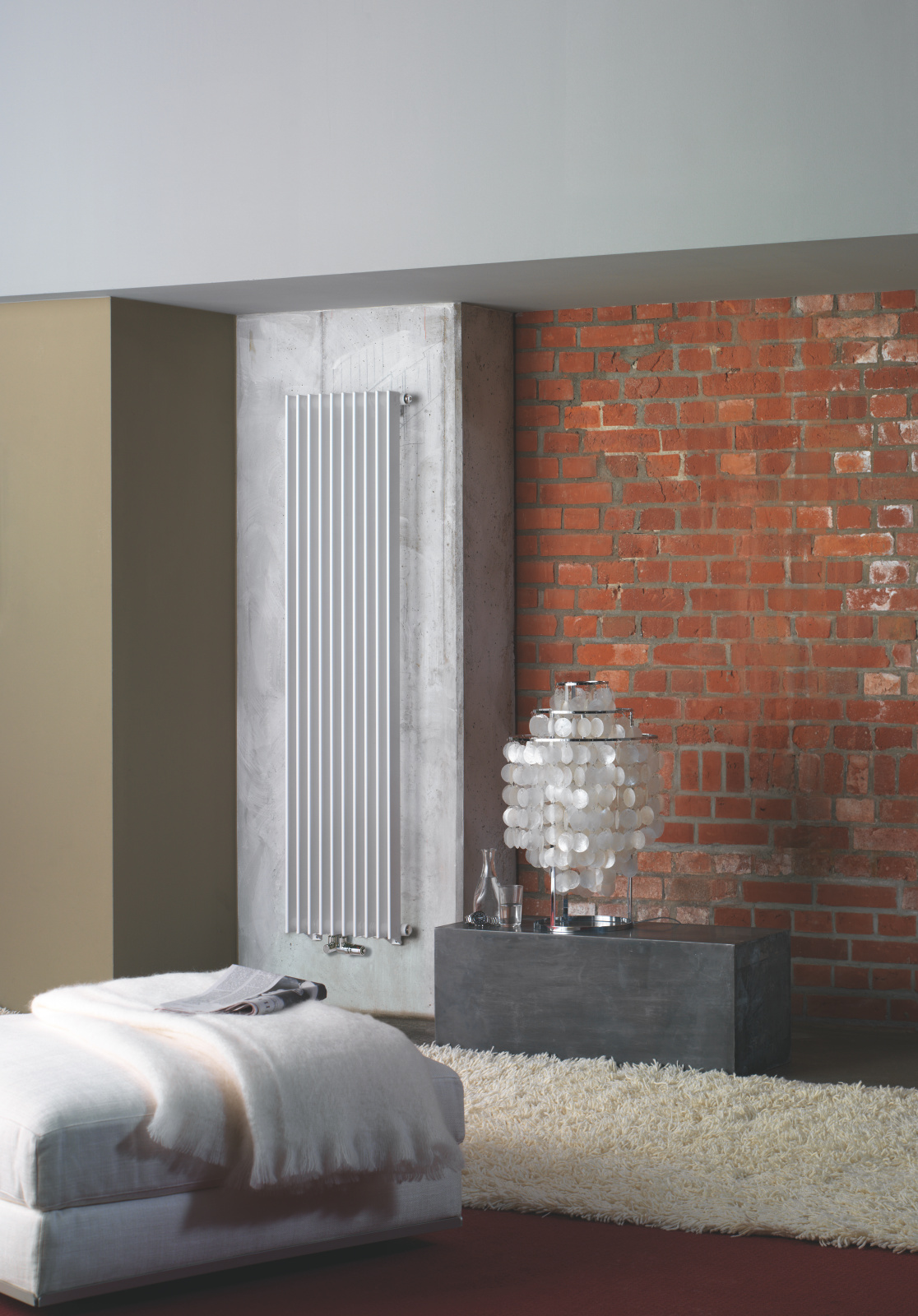 Rendering Zehnder Excelsior Decorative radiator Front view